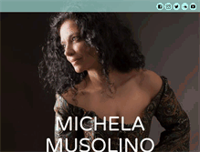 Tablet Screenshot of michelamusolino.com